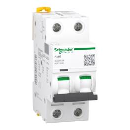 Intreruptor automat miniatura, Acti9 Ic60N, 2P, 6A, curba B, A9F73206, Schneider
