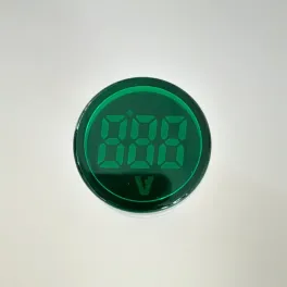 Ampermetru digital, D22mm, 400VAC, 0-100A, 32-3802