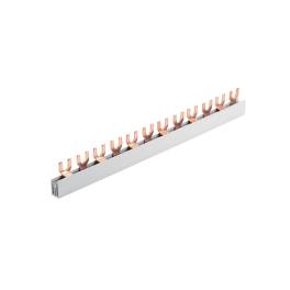 Bareta (busbar) 2P, furca, Elvon 16808, 63A