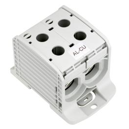 Clemă dublă Al-Cu,1P, gri, 185mmp/150mmp cu pin, Schrack IKA21516--