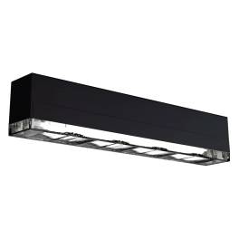 Corp de iluminat de urgență KMB 4x0,5W LED 230V, negru, NLKMBS009E, Schrack