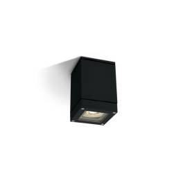 Plafoniera Cube 1-CL LED, 35W, MR16, GU10, 100-240V, IP54, negru, Schrack LID15357--