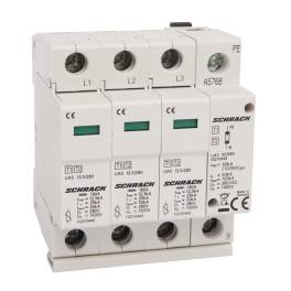Descărcător complet T1+T2/BC,  TT, 12,5kA/280V, seria UAS, Schrack IS210459--