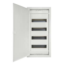 Dulap complet (uşă metalica)+cuvă încastrata pt. perete cărămidă, 4r-48/56UH, Schrack BK0850042-