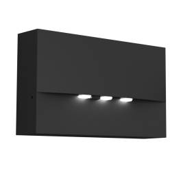 Corp de iluminat de siguranță WAF antracit 3x1W ERT-LED 3h 230V AC, NLWAFA433S, Schrack