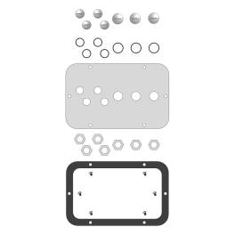 Flanşă intrare cabluri în WSA tip A, cu 7 intrări, Schrack WSAFA0A1--