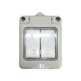 Intrerupator dublu IP55 16A Pacific 32251 Elvon