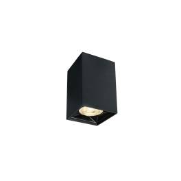 Kiko Square F LED 6W, 480lm, 3000K, 38°, 220-240V, IP20, negru, Schrack LID16000--