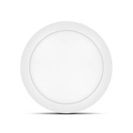 LED Panel 12W, 1080lm, 4000K, CRI80, IP20, 120°, round white, LIMD0034--, Schrack