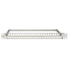 Patchpanel 19" gol pt. 48 module (SFB),1U,oțel, HSER0480SB, Schrack
