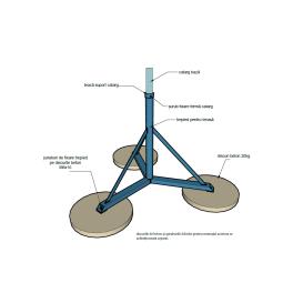 Trepied MICRO V2,acoperis plat, Microlight