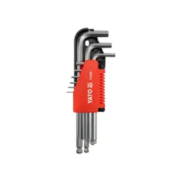 Set chei imbus hex., 9 buc, 1.5 - 10 mm, Yato YT-0505