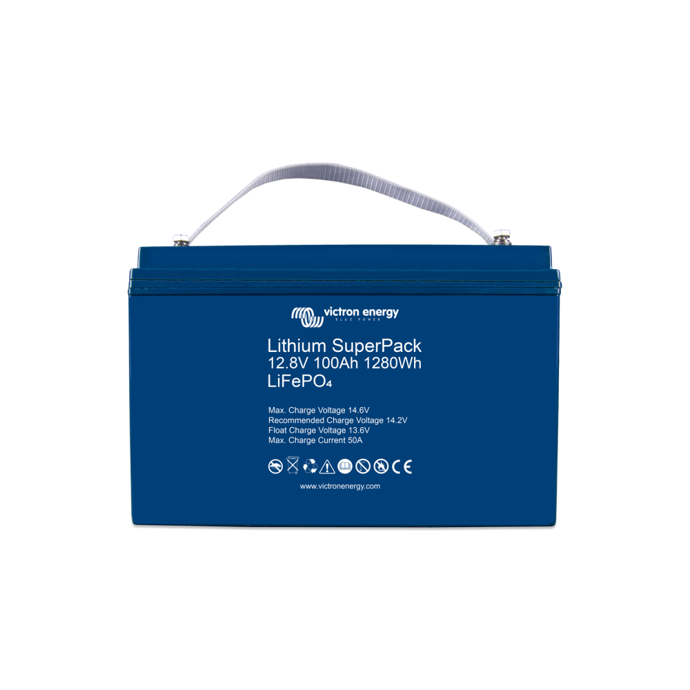 Acumulator Lithium SuperPack 12,8V/100Ah (M8) High Current, Victron