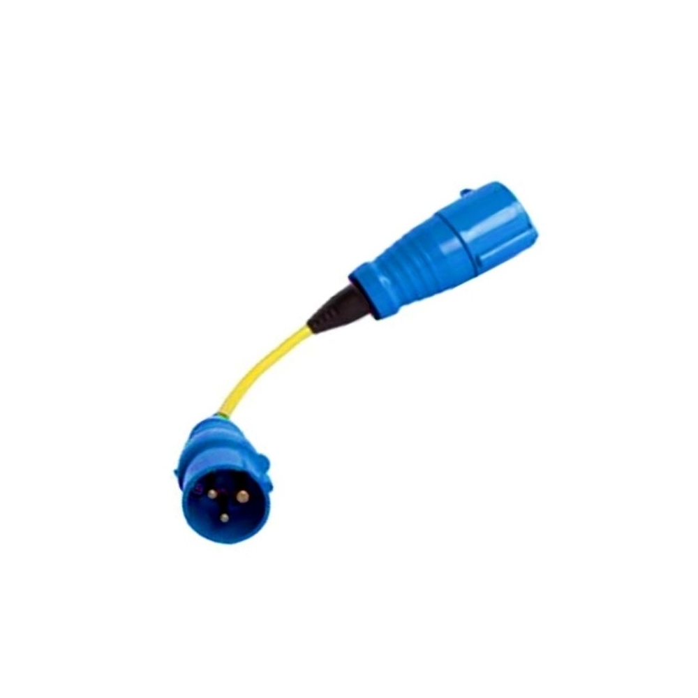 Adapter Cord 16A to 32A/250V-CEE Plug 16A/CEE Coupling 32A, Victron Energy