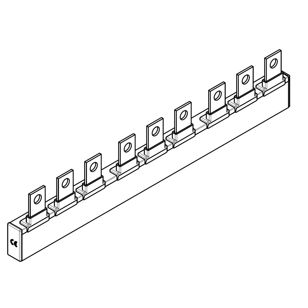 Baretă alim. pentru 3 separatoare NH 00, Schrack BS900313--
