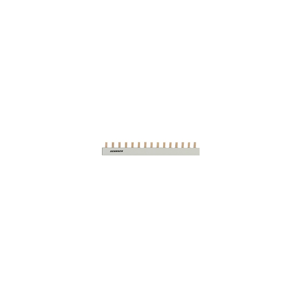 Baretă (busbar) cu contacte pini 1P, 16mm&sup2;, 1m, Schrack BS900161-P