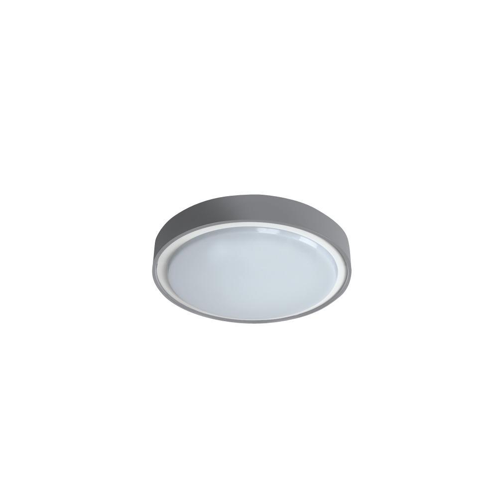 Plafoniera Berry LED 16W, 3000K, 960lm, 230V, IP65, plastic, gri, Schrack LID13898--