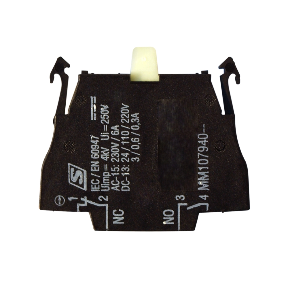 Bloc contacte 1ND+1N&Icirc;, cu cleme elastice, Schrack MM107940--