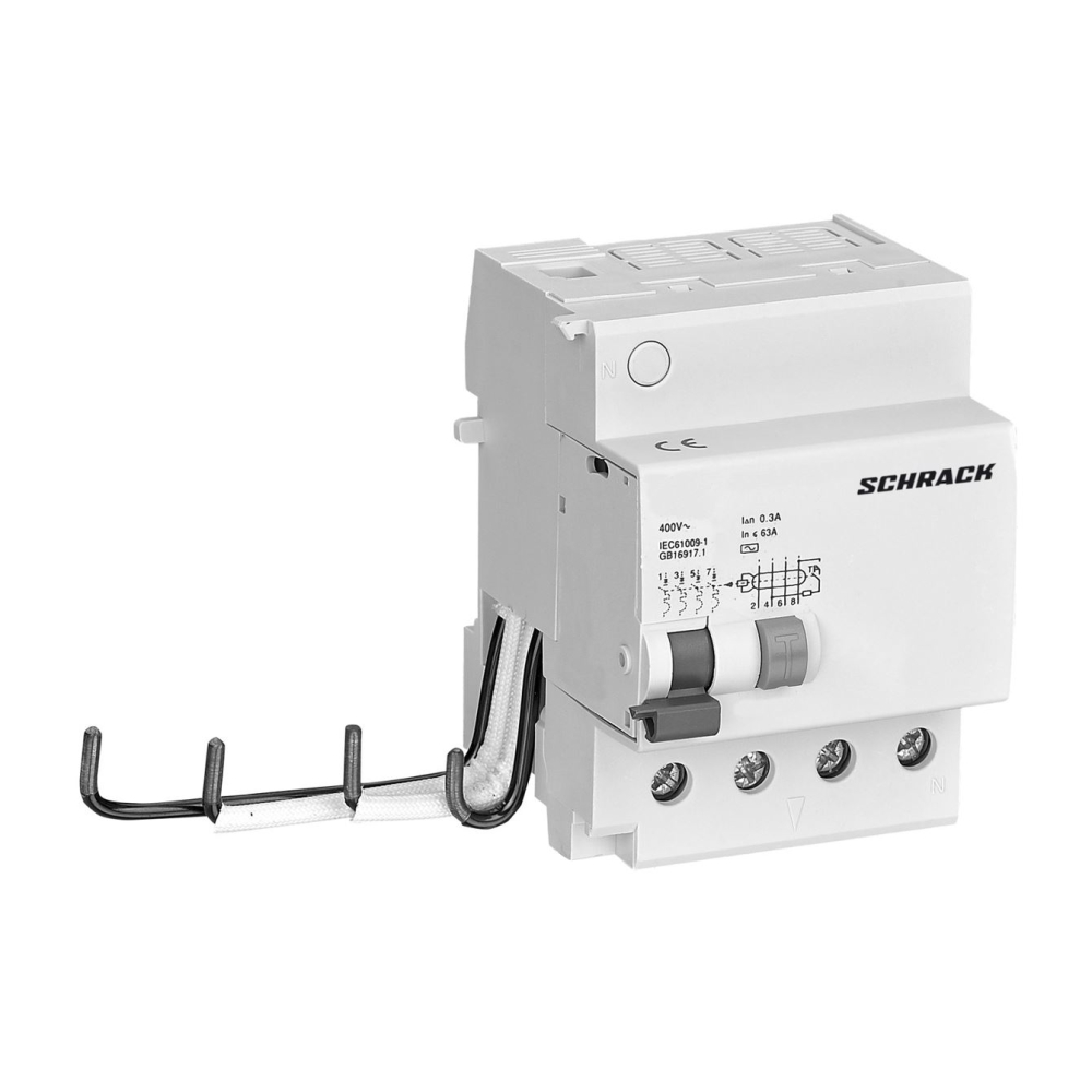 Bloc protectie diferential clipsabil AMPARO, 10kA, 4P, Tip A, 40A, 30mA, Schrack ARA04403--