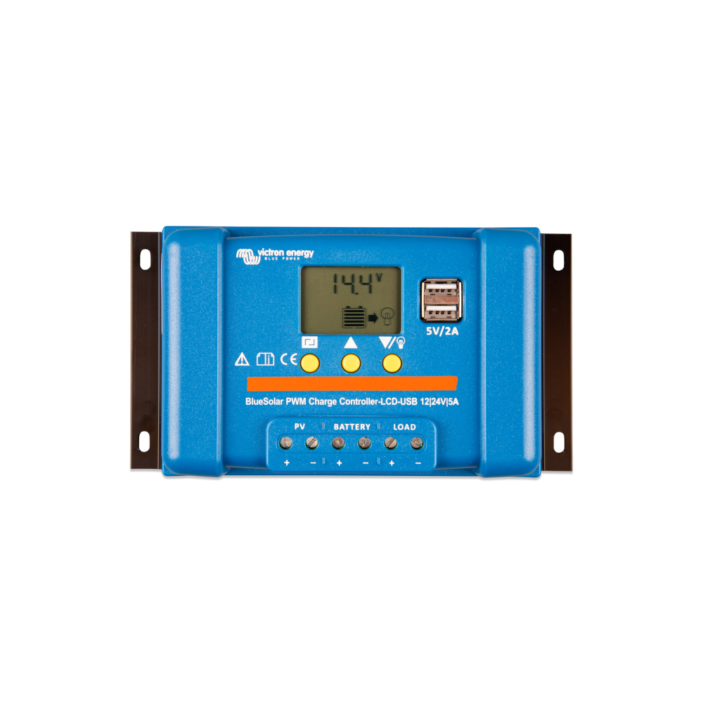 BlueSolar PWM-LCD&USB 12/24V-5A, Victron Energy