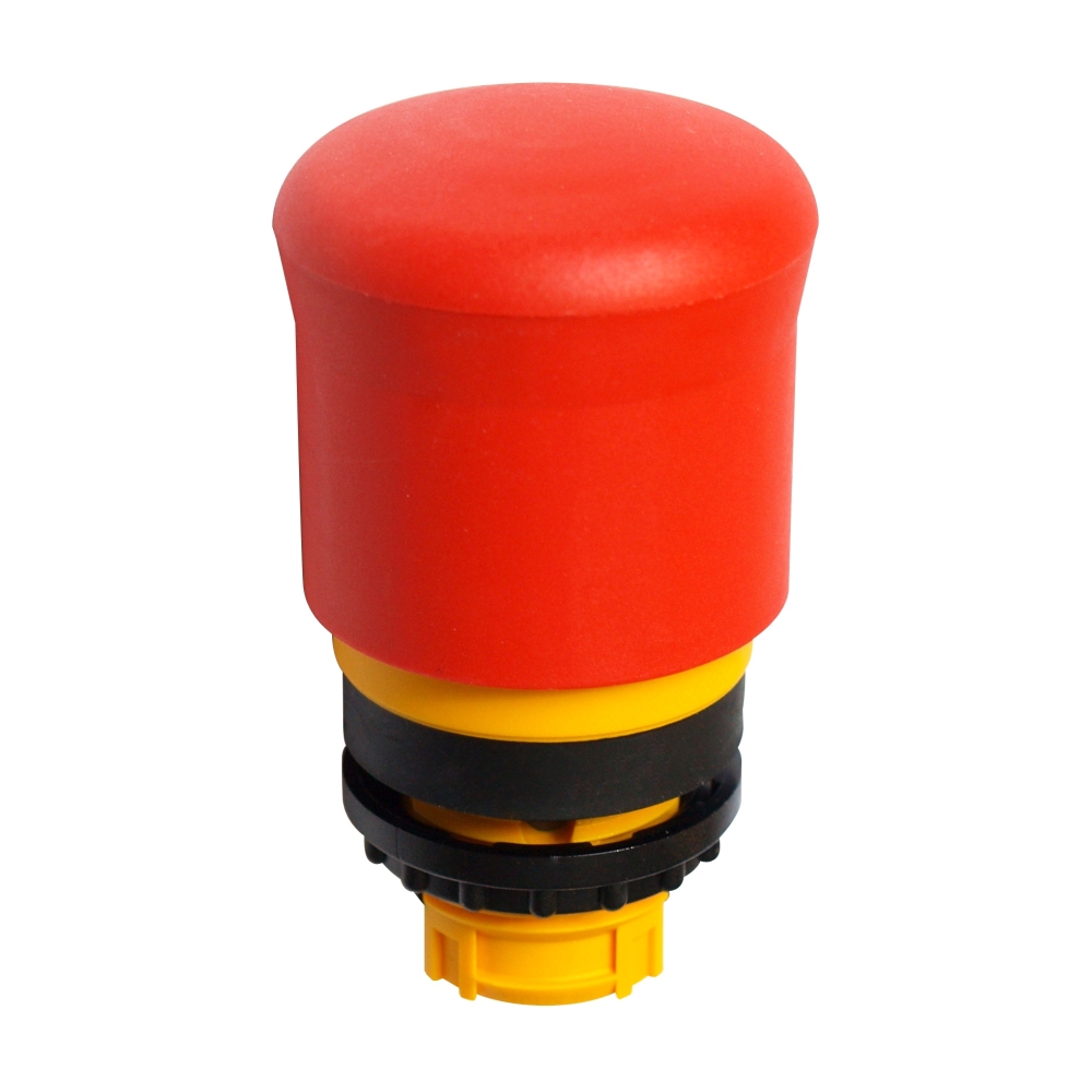 Buton ciuperca avarie iluminat rosu D=38mm, Schrack MM216878--