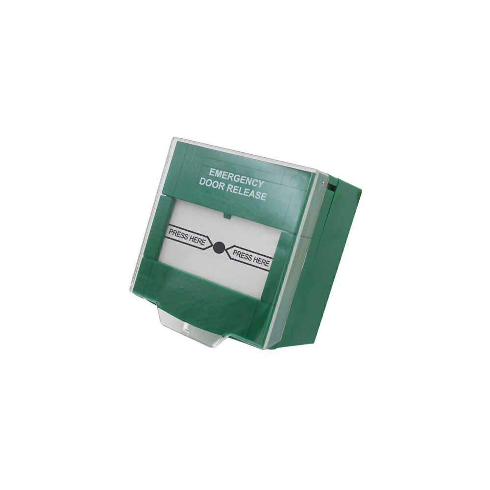 Buton ieșire inox cu suport KM-CBEX90