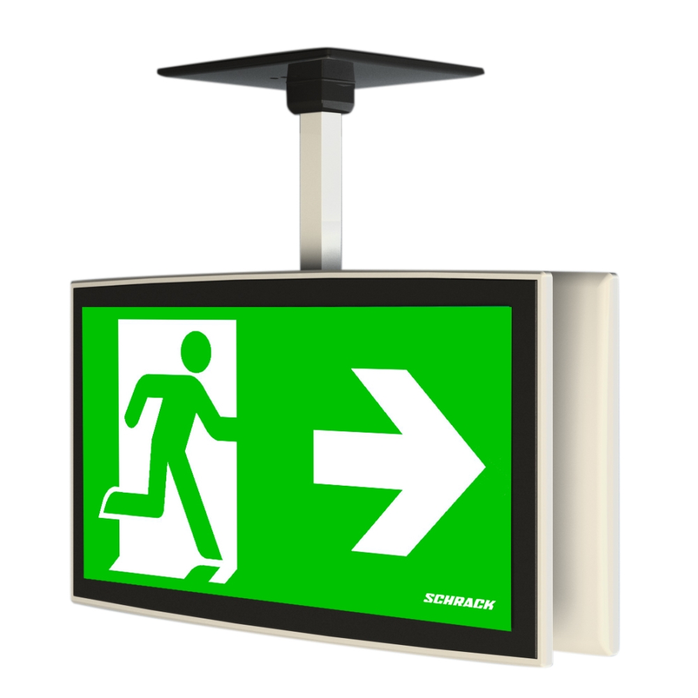 Corp iluminat siguranta OM OLED 230V AC/DC EL double sided ceil., NLOMCD009E, Schrack