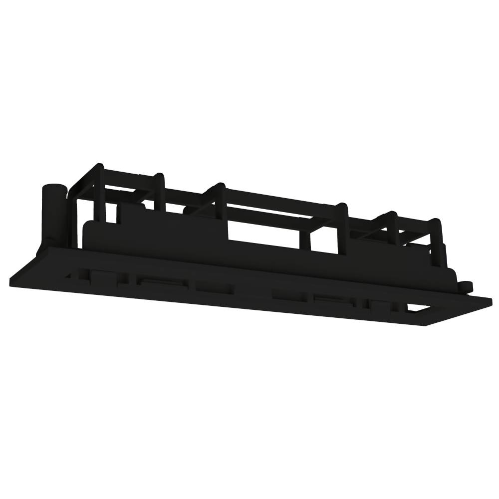 Cadru &icirc;ncastrat negru pt corpuri de il. CPS Design KM,KMB,KS, NLKMES----, Schrack