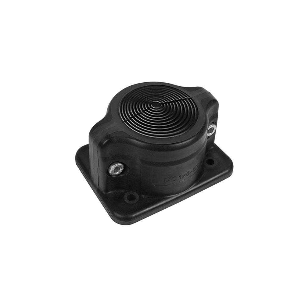 Capac intrare MC1 IP55 RAL 9005 negru Splitting multigate Morek, MBA4N18B11