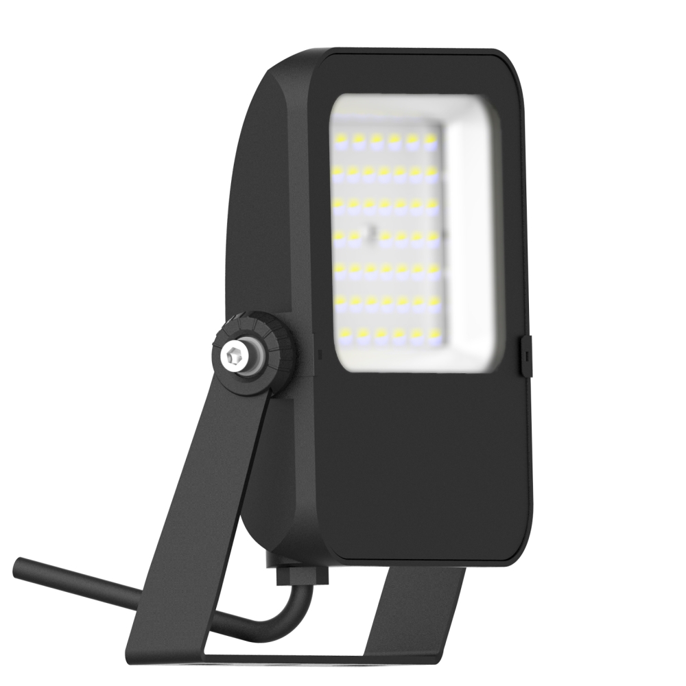 Proiector Capri LED Basic 50W, 5500lm, 3000K, asimetric, IP65 negru, Schrack LITP0042--