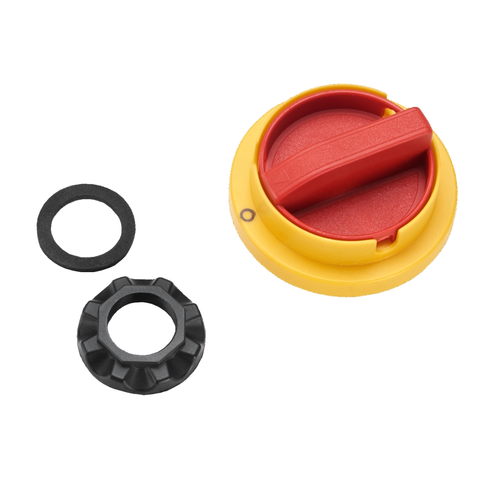 CAPUS Panel Rotary handle for door coupling drive yellow-red, Schrack SI336660--