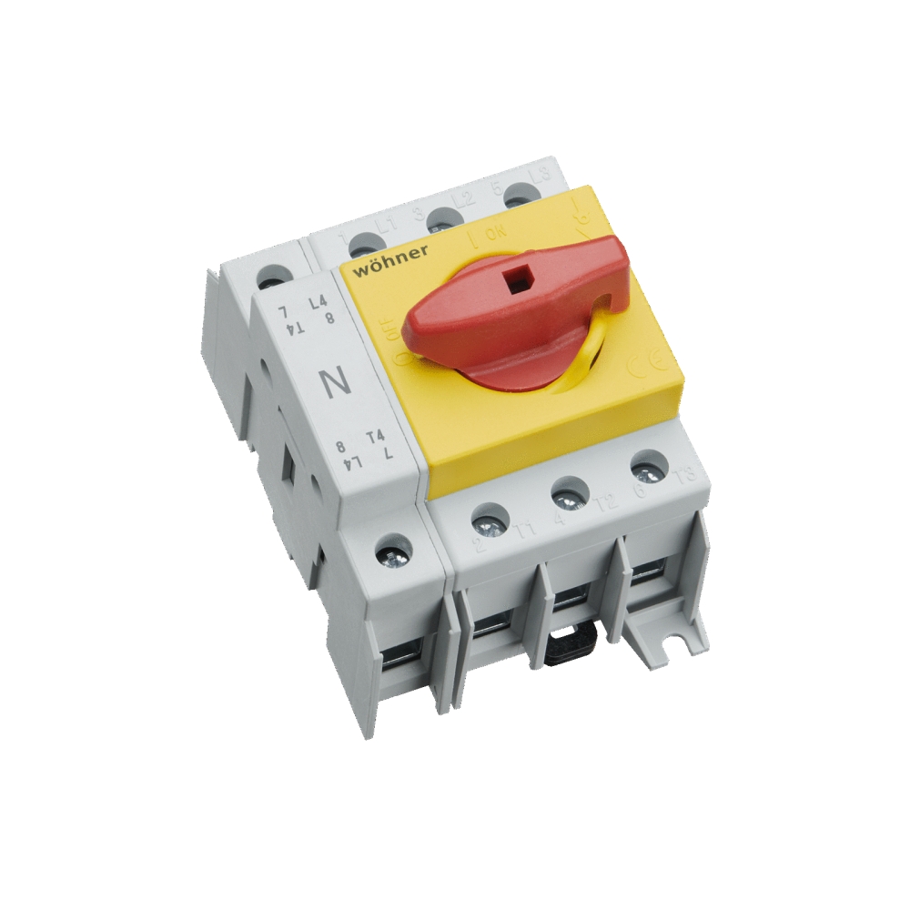 CAPUS Panel - Switch-disconnector 3P+N, 63A, 16-50mm&sup2;, Schrack SI338850--