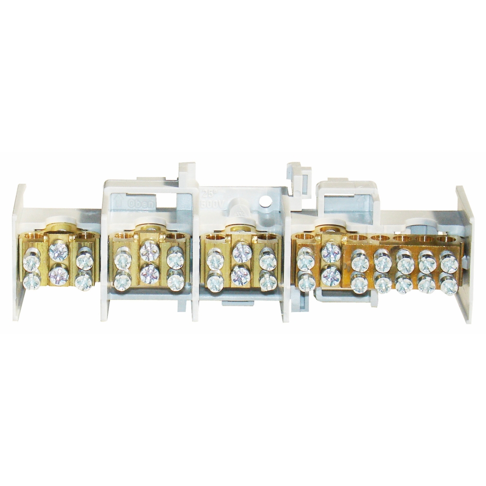 Clemă derivaţie 3+1 module: 3x25mm&sup2;/2x16mm&sup2;+1x25mm&sup2;/6x16mm&sup2;, Schrack SI022340--