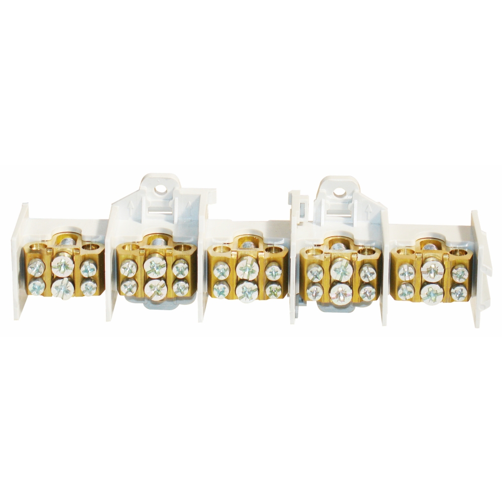 Clemă derivaţie 5 module, 5x35mm² fiecare cu 2x25mm², Schrack SI025380--