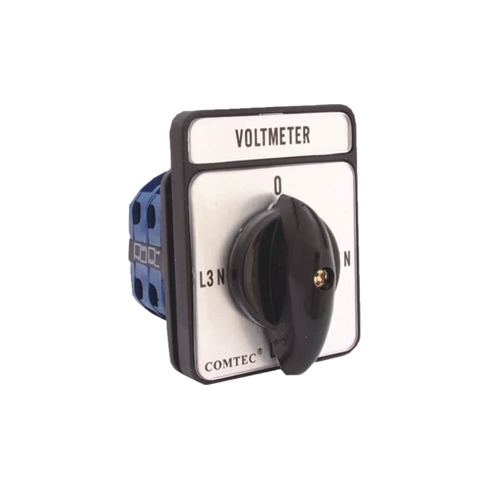 Comutator cu came, voltmetric, 4 pozitii,  YH1/2-20A, MF0002-10100, Comtec
