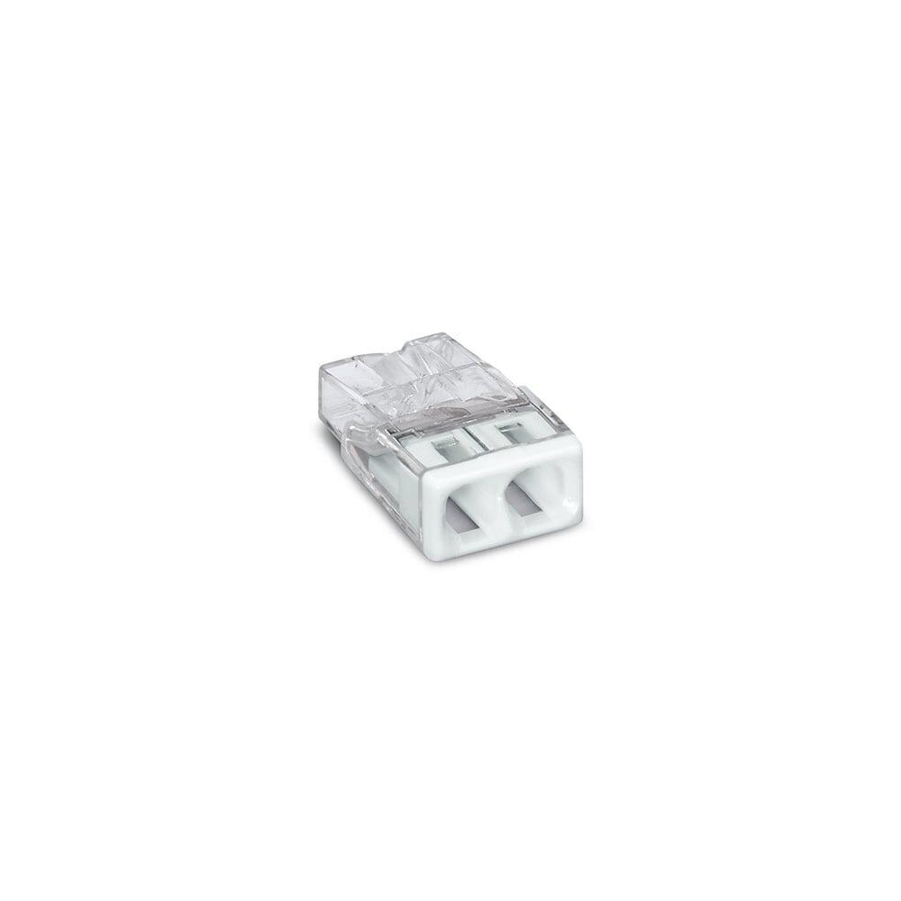 Conector Wago 24A 2273-202, compact, pentru 2 conductori unifilari, maxim 2.5 mmp
