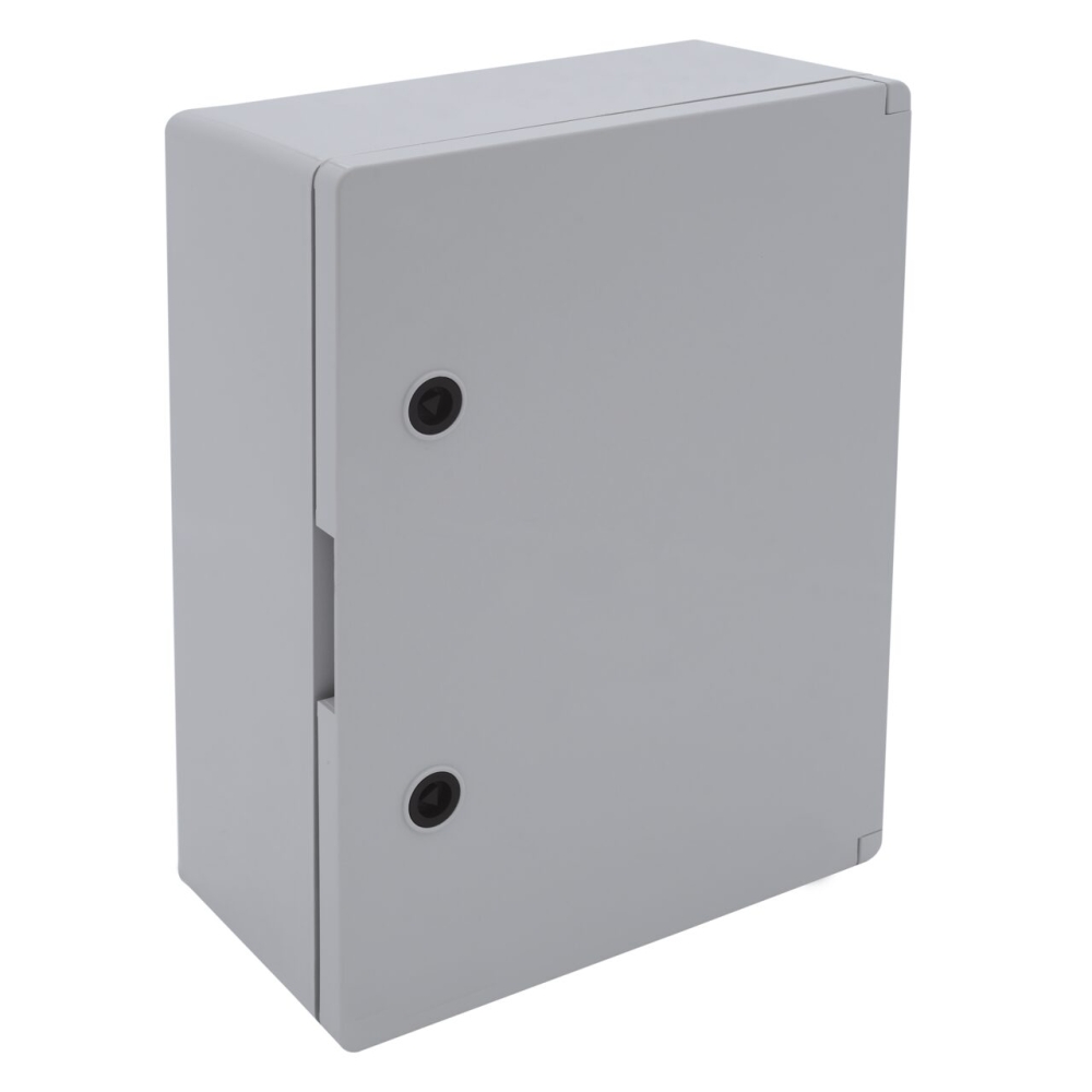Cutie ABS cu incuietoare si contrapanou metalic, 40x50x24, usa mata IP65, CP-5004D