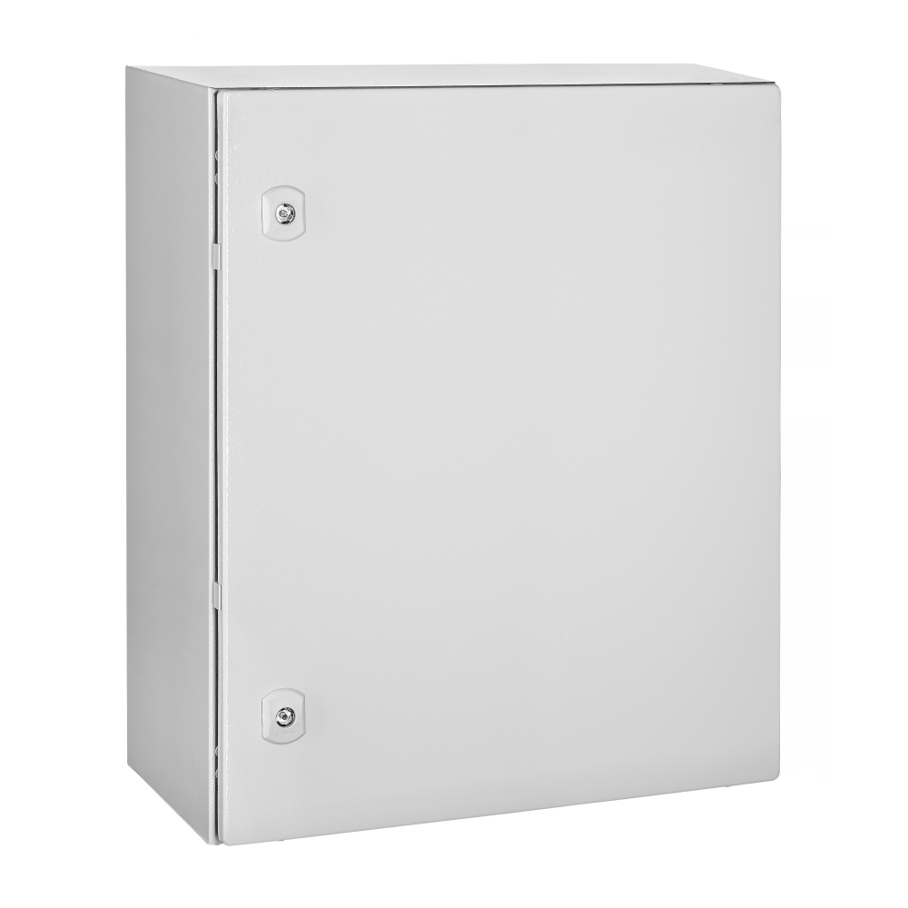 Cutie metalica+contrapanou, o uşă, IP66, ÎxLxA=600x500x260mm, WSA6050260, Schrack