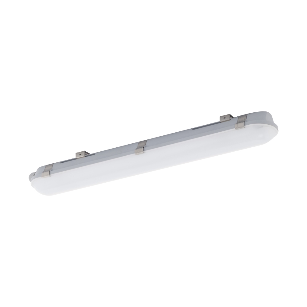 Corp de iluminat cu difuzor pentru &icirc;ncăperi umede, 650 mm, 20W, gri-alb, IP65, LI61476---, Schrack