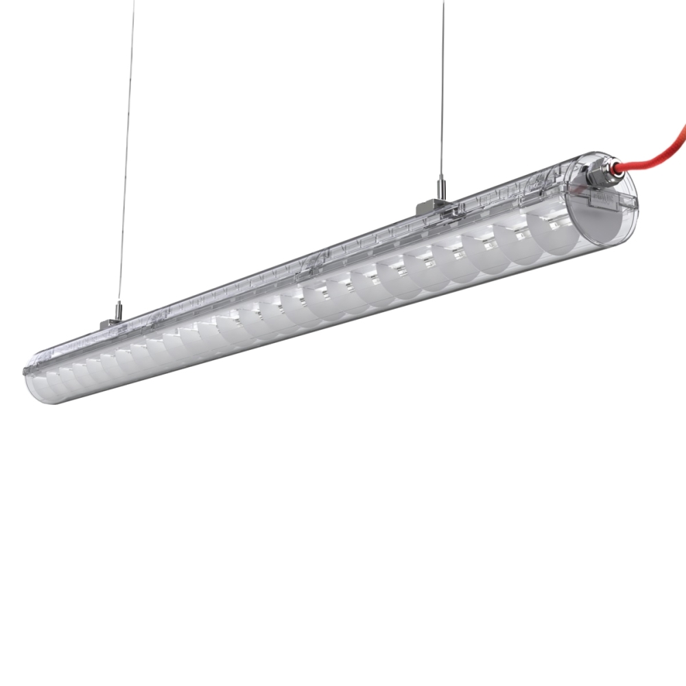 DEVO LOFT LED 1245mm, 32W, 4150lm, 827, reflect PC, IP20, cablu rosu, LIG5L08204, Schrack