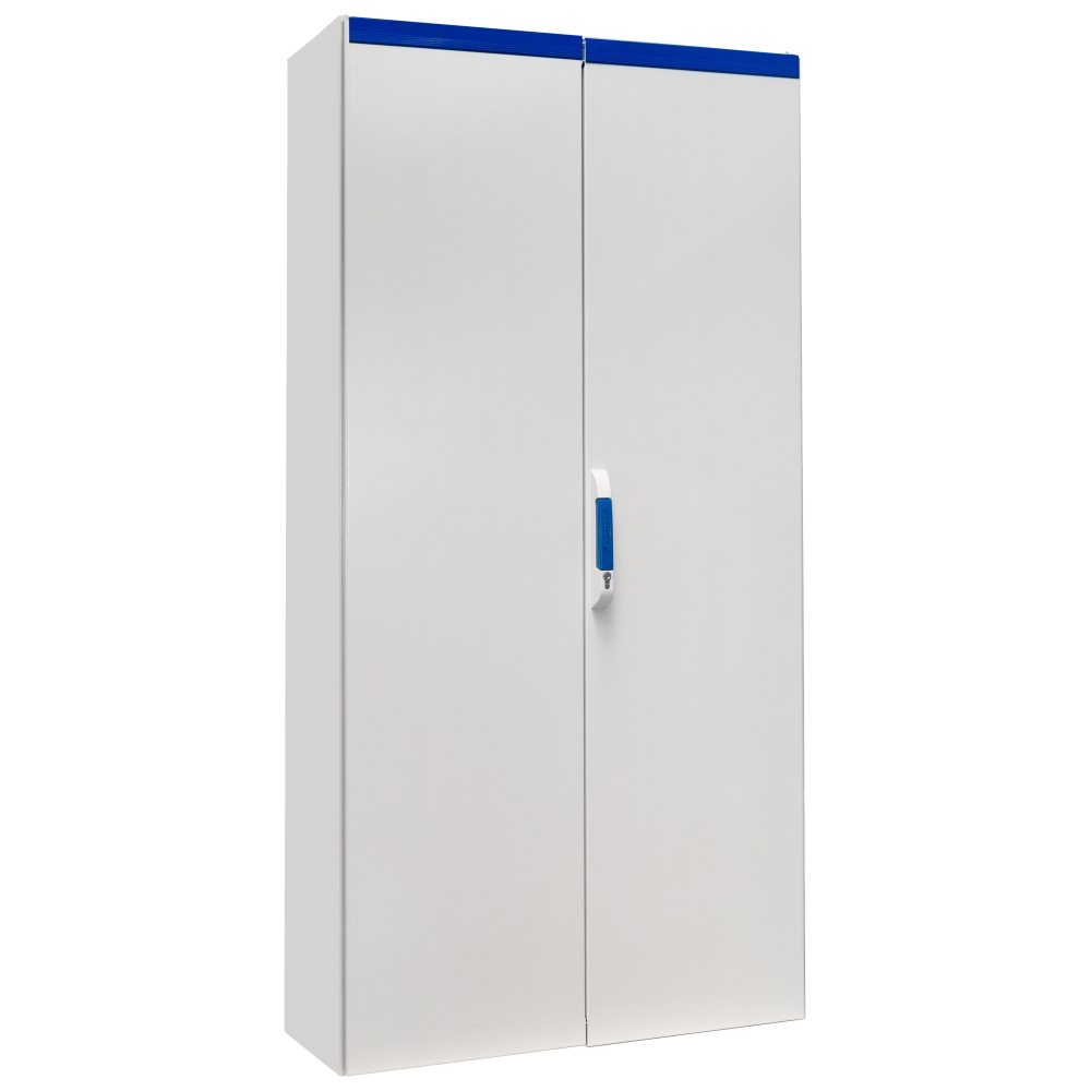 Dulap compact, cu două uşi, 2000x1000x400mm, RAL 7035 IP54, KT201043--, Schrack