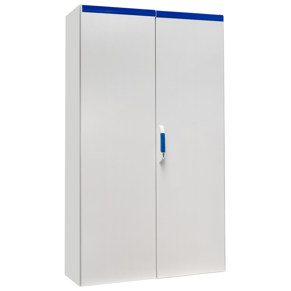 Dulap compact cu două uşi, 2000x1200x400mm, RAL 7035, IP54, Schrack KT201242--