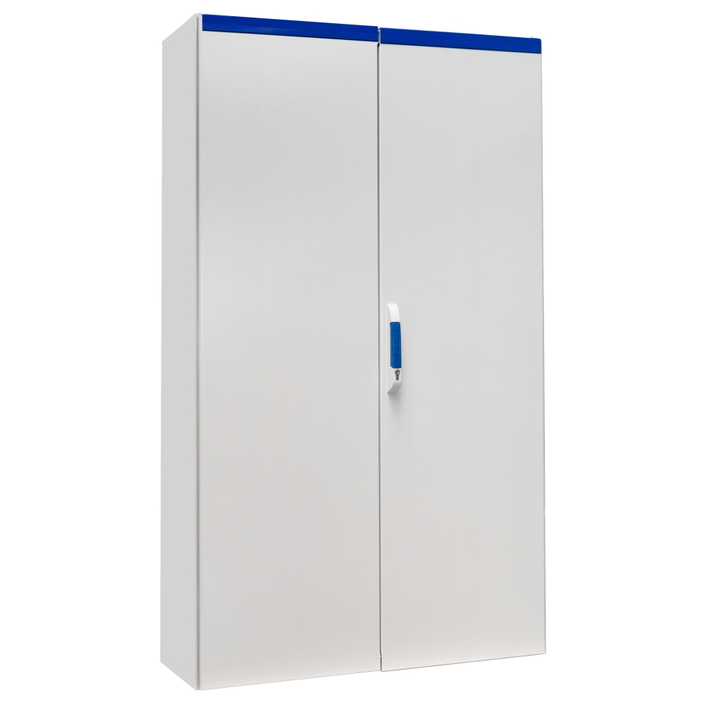 Dulap compact cu doua usi, 2000x1200x400mm, RAL 7035 IP54, Schrack KT201243--