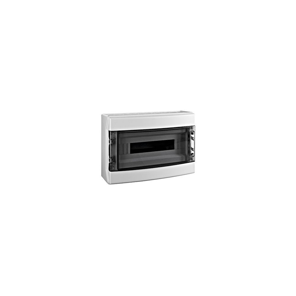 Dulap distrib. apl. IP65, 18U pe 1 r&acirc;nd, cu uşă transparentă, Schrack BK050206--