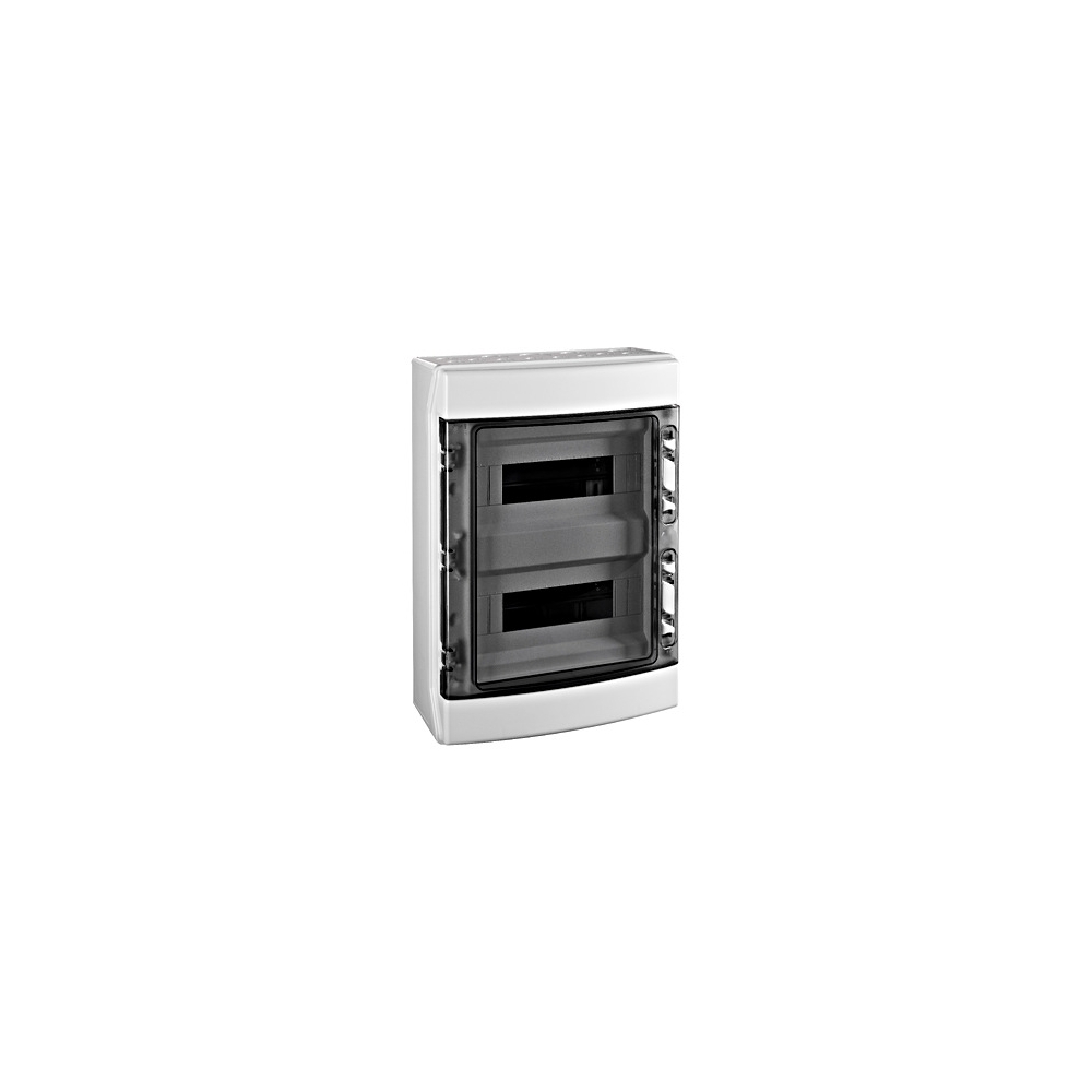 Dulap distributie aplicat, IP65, 24UH, 2 r&acirc;nd. cu uşă transparentă, Schrack BK050203--