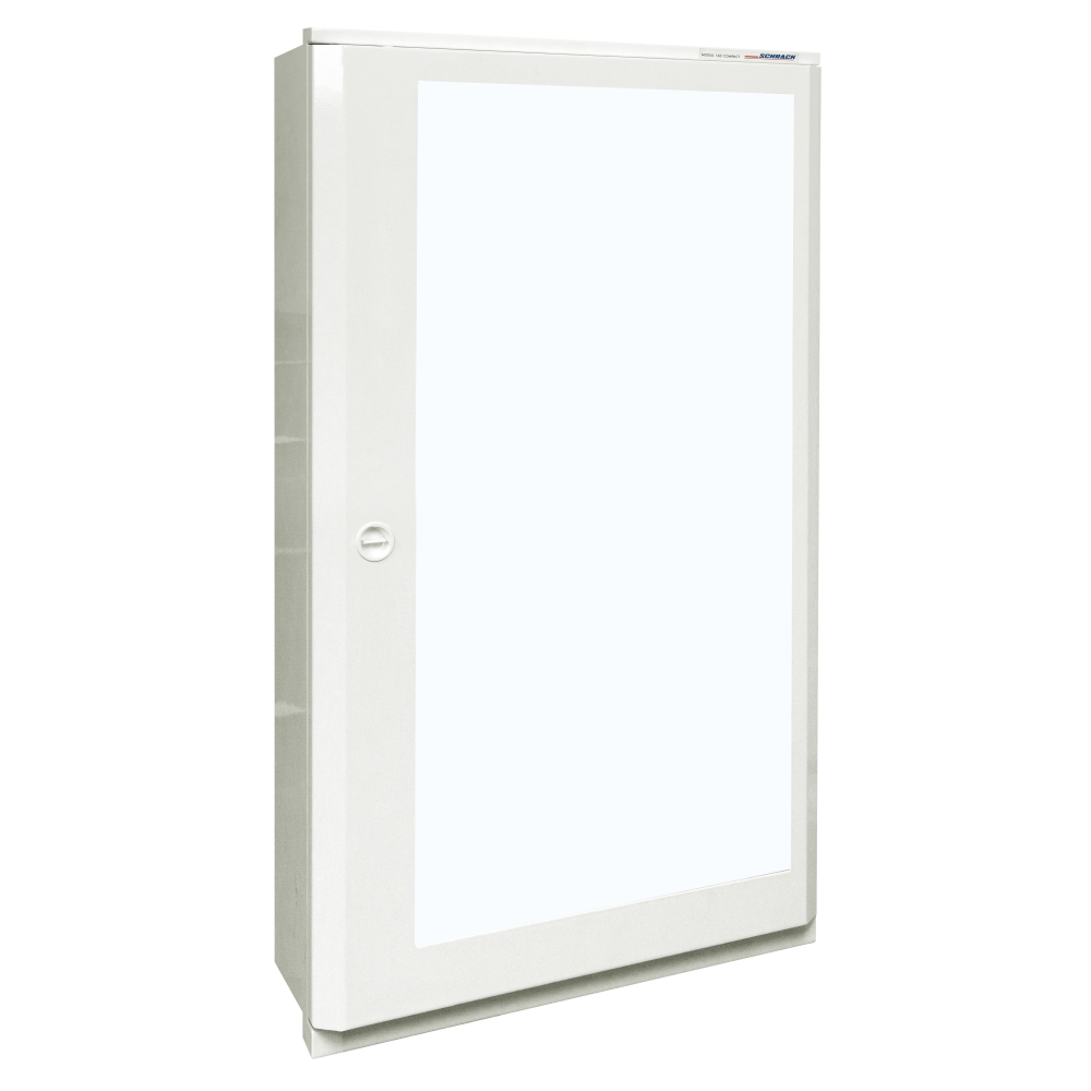 Dulap metalic &icirc;ncastrat 6x33UH + uşă transparentă, Schrack ILC3U633F-