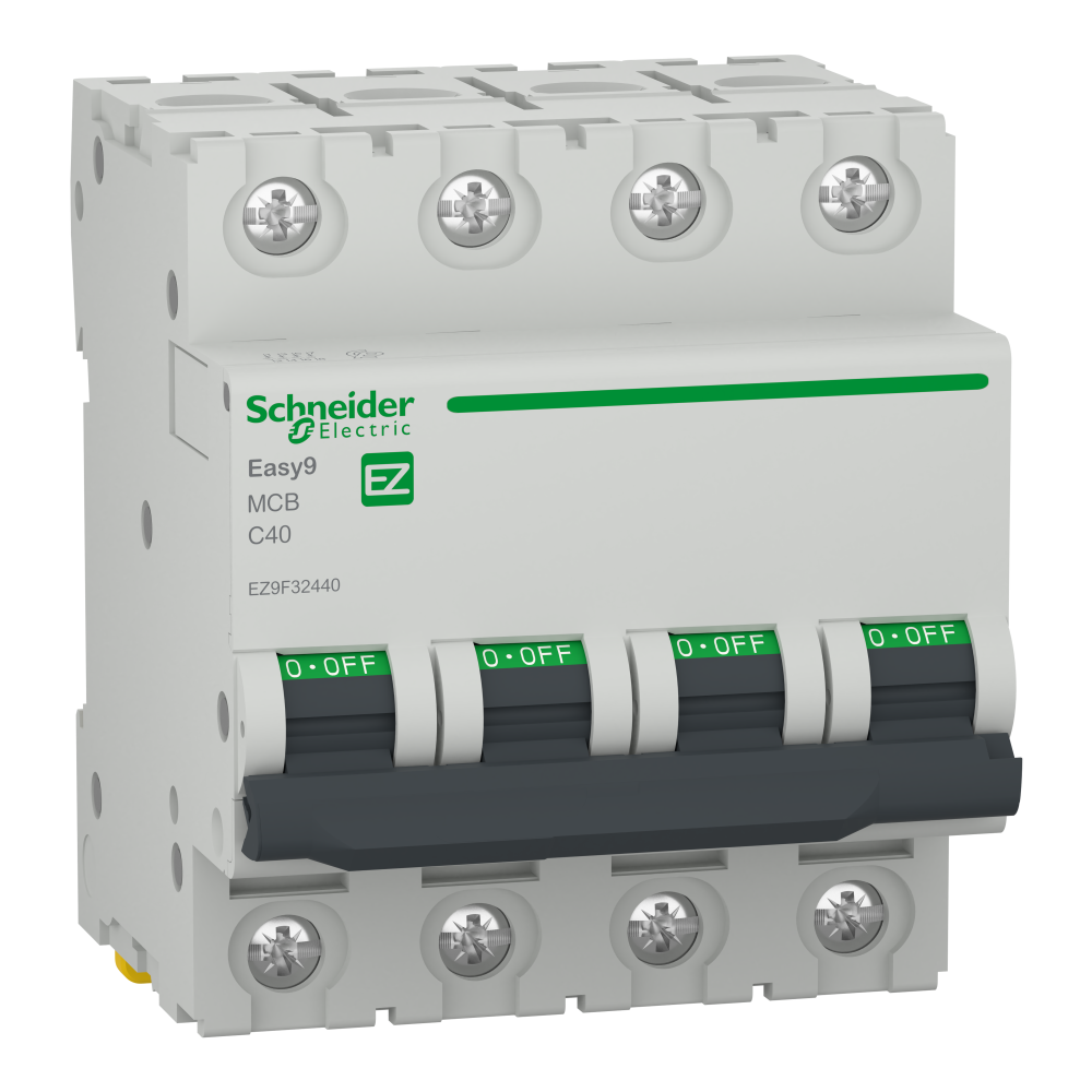 Intreruptor automat, Easy9, 4P, 4500A, C, 40A, EZ9F32440, Schneider