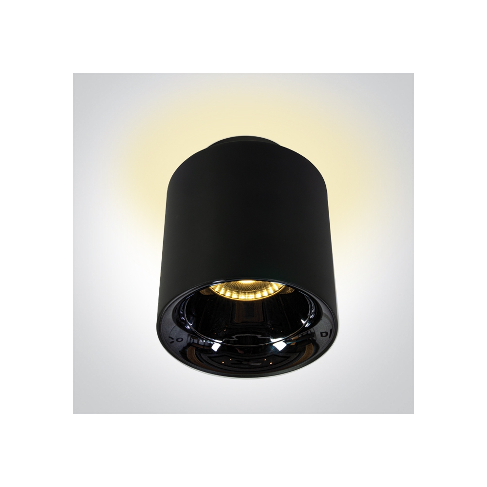 Eleganti LED, 10W+2W, 3000K, IP20, 230V, negru, LID17503--, Schrack