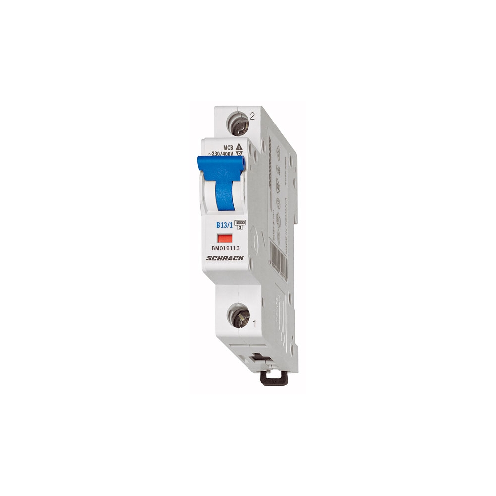 Intreruptor automat B 13A, 1 pol, 6kA, Schrack BM618113--