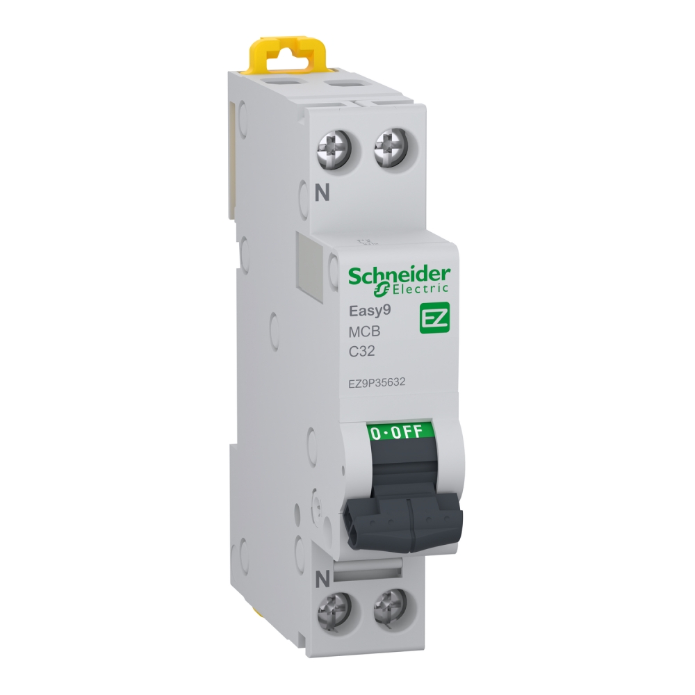 Intreruptor automat (MCB), Easy 9, 1P+N, 32A, curba C, 6000A, Schneider EZ9P35632